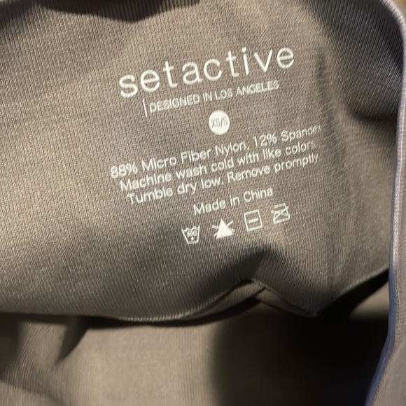 SETactive light grey sculptflex leggings - Picture 3 of 7